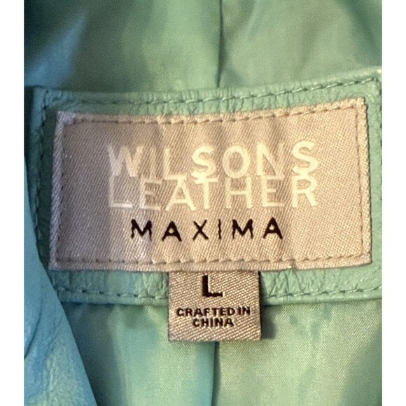 Wilson Leather Maxima Blazer Jacket Blue Motorcycle Biker Moto Racer Career SZ L - Picture 8 of 13